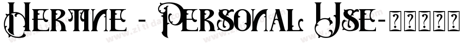 Hertine - Personal Use字体转换
